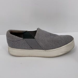 Vince Warren platform slip-on sneaker shoe gray fabric women 40 10